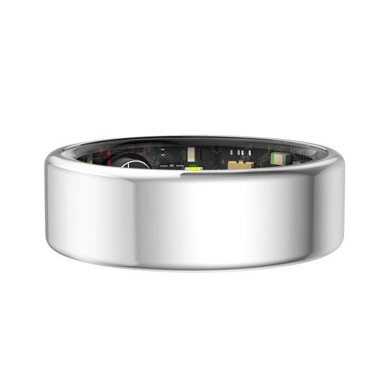 Fontastic Smart Ring Fitness Heart Rate Tracker #8 Long battery life, Dust & Waterproof 5ATM, Silver