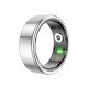 Fontastic Smart Ring Fitness Heart Rate Tracker #9 Long battery life, Dust & Waterproof 5ATM, Silver