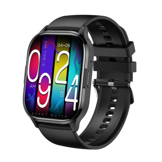 Mento AMOLED Smartwatch with 2.01" display black BT Call, NFC, Musik & Kamera Steuerung, IP67
