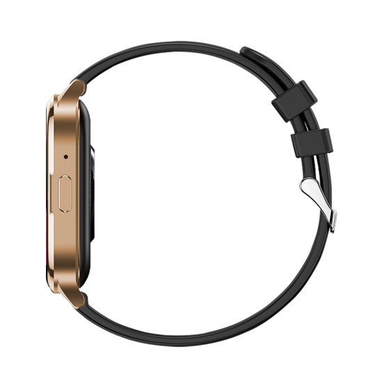 Mento AMOLED Smartwatch with 2.01" display gold BT Call, NFC, Musik & Kamera Steuerung, IP67