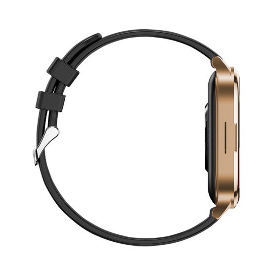 Mento AMOLED Smartwatch with 2.01" display gold BT Call, NFC, Musik & Kamera Steuerung, IP67