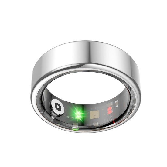 Fontastic Smart Ring Fitness Heart Rate Tracker#11 Long battery life, Dust & Waterproof 5ATM, Silver