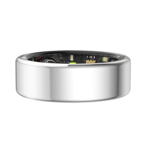 Fontastic Smart Ring Fitness Heart Rate Tracker#11 Long battery life, Dust & Waterproof 5ATM, Silver