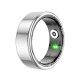 Fontastic Smart Ring Fitness Heart Rate Tracker#12 Long battery life, Dust & Waterproof 5ATM, Silver