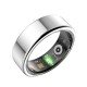 Fontastic Smart Ring Fitness Heart Rate Tracker#12 Long battery life, Dust & Waterproof 5ATM, Silver