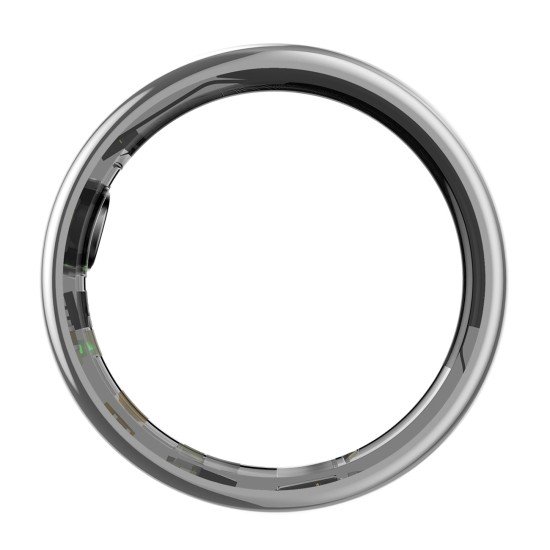 Fontastic Smart Ring Fitness Heart Rate Tracker#12 Long battery life, Dust & Waterproof 5ATM, Silver