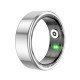 Fontastic Smart Ring Fitness Heart Rate Tracker#13 Long battery life, Dust & Waterproof 5ATM, Silver