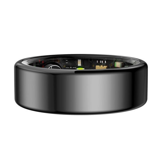 Fontastic Smart Ring Fitness Heart Rate Tracker#13 Long battery life, Dust & Waterproof 5ATM, Black