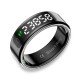 Fontastic Smart Ring with display Fyri DIVO size 9 Fitness and health tracker long battery life black