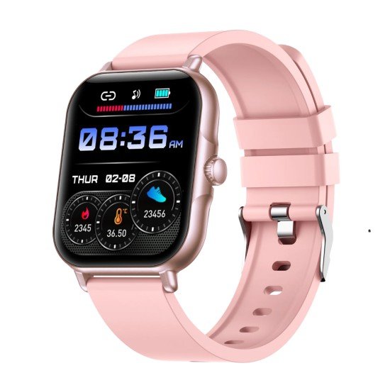 Fontastic Smartwatch Nexo 1.83” Display, rose gold Heart Rate, Hands-Free Function, Music Control