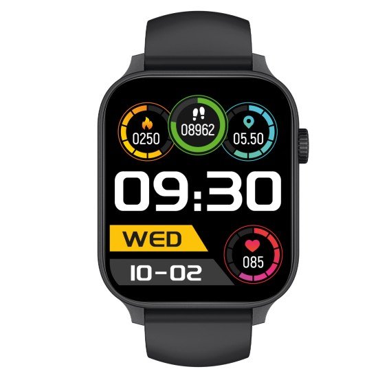 Fontastic GPS Smartwatch Loca 1.85” Display, black GPS & Vital Tracking, Compass, Hands-free Function
