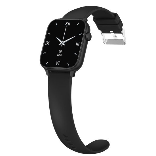 Fontastic GPS Smartwatch Loca 1.85” Display, black GPS & Vital Tracking, Compass, Hands-free Function