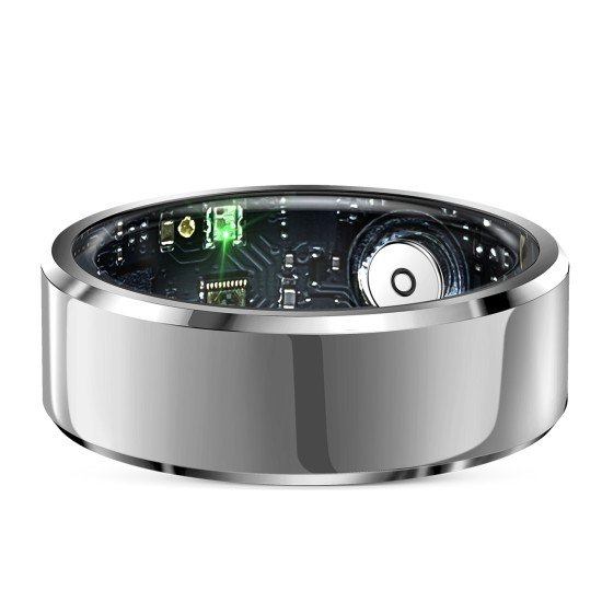 Fontastic Smart Ring Gr.9, "Favi" schwarz Fitness- u. Gesundheitstracker, Lange Akkulaufzeit