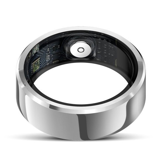 Fontastic Smart Ring Gr.9, "Favi" schwarz Fitness- u. Gesundheitstracker, Lange Akkulaufzeit