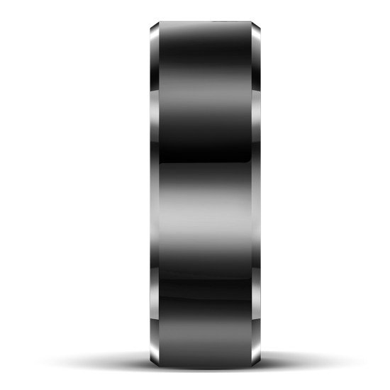 Fontastic Smart Ring Gr.9, "Favi" schwarz Fitness- u. Gesundheitstracker, Lange Akkulaufzeit