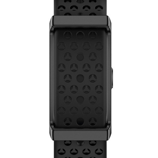 Fontastic Fitness Armband &bdquo;Rivon&ldquo; + Ersatzb&auml;nder Puls SpO2, Schritte, Schlaf & Sportmodi Tracker sw