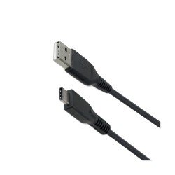 Data Cable USB 2.0 A <> Type-C 1m black Data Cable USB 2.0 A <> Type-C 1m black