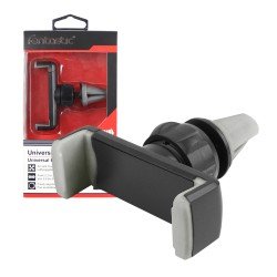 Kfz Lüftungsgitter Halterung Turn schwarz / grau mit Kugelgelenk, für Smartphones 56 - 85mm Breite Kfz Lüftungsgitter Halterung Turn schwarz / grau mit Kugelgelenk, für Smartphones 56 - 85mm Breite