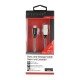 Data Cable Shine MicroUSB 2.0 1.2m Space Grey Connector Cover Al Cable metal braid