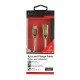 Data Cable Shine MicroUSB 2.0 1.2m Gold Connector Cover Al Cable metal braid