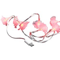 Micro-USB LED Charging Cable1,2M transparent with 8 illuminated Roses Micro-USB LED Charging Cable1,2M transparent with 8 illuminated Roses