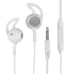 Stereo Headset L180 mit Extra Langem Kabel, weiß Kabellänge 1,8M, 3,5MM, Rufannahme-Taste, Mikrofon Stereo Headset L180 mit Extra Langem Kabel, weiß Kabellänge 1,8M, 3,5MM, Rufannahme-Taste, Mikrofon