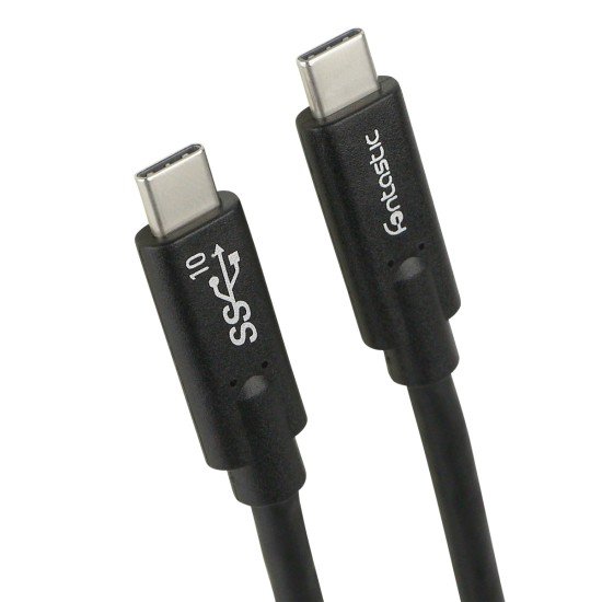 Data Cable Type-C > Type-C USB 3.1 Gen 2 10GBit/s 5A 100W, E-Marker IC, 4k compatible, 1m, black Data Cable Type-C > Type-C USB 3.1 Gen 2 10GBit/s 5A 100W, E-Marker IC, 4k compatible, 1m, black