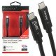 Data Cable Type-C > Type-C USB 3.1 Gen 2 10GBit/s 5A 100W, E-Marker IC, 4k compatible, 1m, black Data Cable Type-C > Type-C USB 3.1 Gen 2 10GBit/s 5A 100W, E-Marker IC, 4k compatible, 1m, black
