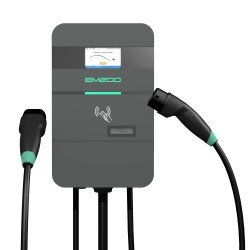 AC Wallbox Pro Power Duo 2x 11kW 7.5m Typ 2 Kabel LAN/WLAN/4G/RFID/OCPP/ModBus/MID AC Wallbox Pro Power Duo 2x 11kW 7.5m Typ 2 Kabel LAN/WLAN/4G/RFID/OCPP/ModBus/MID