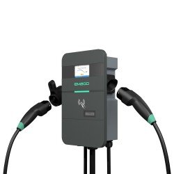 AC Wallbox Pro Power Duo 2x 11kW 7.5m Typ 2 Kabel LAN/WLAN/4G/RFID/OCPP/ModBus/MID AC Wallbox Pro Power Duo 2x 11kW 7.5m Typ 2 Kabel LAN/WLAN/4G/RFID/OCPP/ModBus/MID
