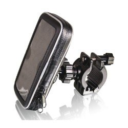 Fahradhalterung + Tasche Biky schwarz 130x70x18mm (3.5 Zoll) Fahradhalterung + Tasche Biky schwarz 130x70x18mm (3.5 Zoll)