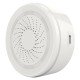 Wi-Fi Siren white 90db, 8 Sounds, Alarm LED comp with Android, iOS
