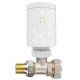 Smart Wireless Thermostatic with LED-Display white APP Controlled, WiFi Gateway Required, incl. AA