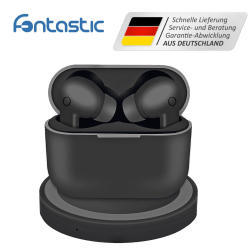 TWS In-Ear Kopfh&ouml;rer Jive inkl Ladecase, schwarz Kabelloses Laden &uuml;ber das mitgelieferte Ladepad