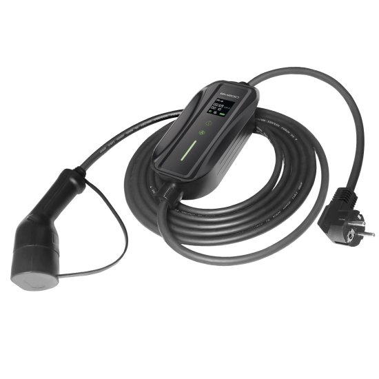AC Portable EV Lader "Take 3.5" 3.68kW -Schutzkont 5m Typ 2 Kabel, Strom: 6/8/10/13/16A umschaltbar