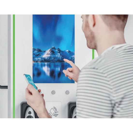 DC Charger Dual 240kW 2x CCS2 mit Eichrecht + Payt Ground Charger 240kW Dual CCS2 500A stand. Payter