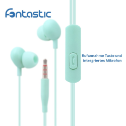 Essential In-Ear Stereo-Headset Beans Rufannahme-Taste, Mikrofon, Light Mint