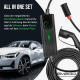AC Portable EV Lader "MULTI-PLUG" 6m Typ 2 Kabel 3.6kW-16kW + 4 Adapterkabel,+Halterung