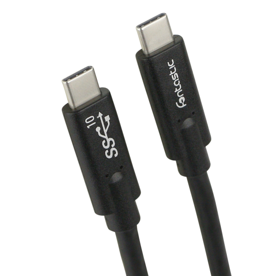 Data Cable Type-C > Type-C USB 3.1 Gen 2 10GBit/s 5A 100W, E-Marker IC, 4k compatible, 1m, black