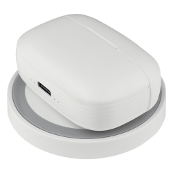 TWS In-Ear Kopfh&ouml;rer Jive inkl Ladecase, wei&szlig; Kabelloses Laden &uuml;ber das mitgelieferte Ladepad