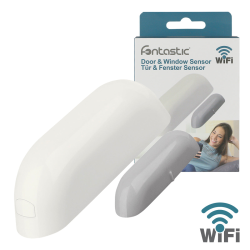 WLAN T&uuml;r & Fenster Sensor wei&szlig; komp. zu Android, iOS