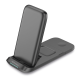 3in1 Induktive Ladestation,15W Fast Charge Wi-Tres komp. Smartphone, Smartwatch, TWS Kopfh&ouml;rer, sw