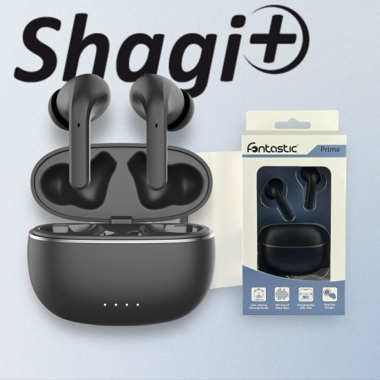 TWS In-Ear Kopfh&ouml;rer Shagi+ mit ANC, APP Steuerung komp. kabelloses Laden, verschiedene Audio-Modi sw