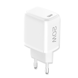 Netzteil Nivo USB Typ-C PD 20W wei&szlig; Power Delivery, T&Uuml;V / GS-Zertifikat