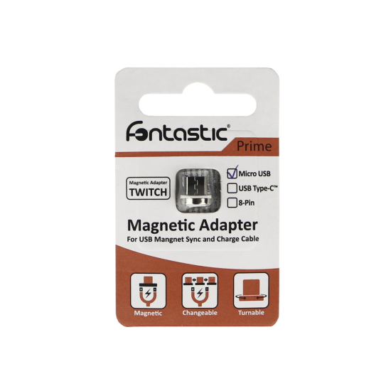 Micro USB Adapter f&uuml;r 540Grad Magnet Datenkabel 