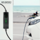 AC Portable EV Lader "MULTI-PLUG" 6m Typ 2 Kabel 3.6kW-16kW + 4 Adapterkabel,+Halterung