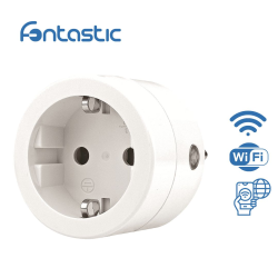 WLAN Steckdose wei&szlig; 16A 3680 Watt komp. zu Android,iOS,Alexa,Google Assistant