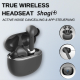 TWS In-Ear Kopfh&ouml;rer Shagi+ mit ANC, APP Steuerung komp. kabelloses Laden, verschiedene Audio-Modi sw