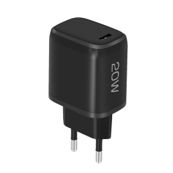Netzteil Nivo USB Typ-C PD 20W schwarz Power Delivery, T&Uuml;V / GS Zertifikat