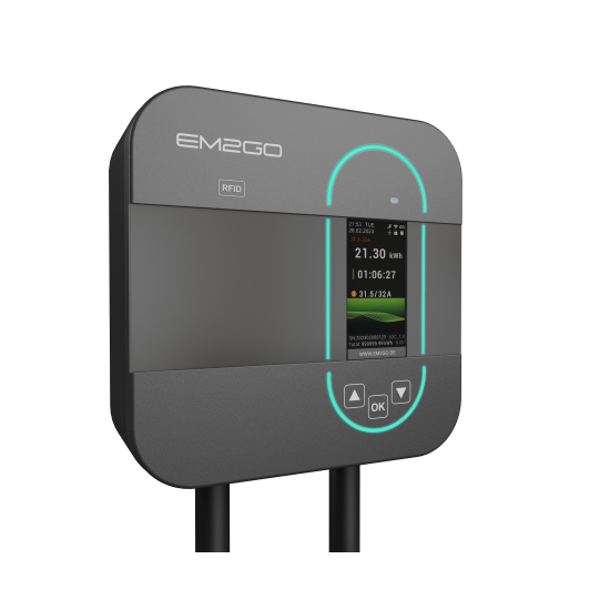 AC Wallbox Home 11kW 6.5m Typ 2 Kabel WiFi +APP + RFID +WLAN + ModBus TCP